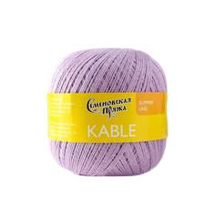 Семеновская пряжа Пряжа Kable (Кабле) 100% хлопок 430м/100гр (св.фиал_x1 (30968)