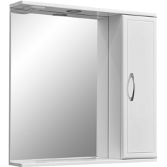 Зеркало со шкафом Stella Polar Концепт 70/С R SP-00000127 с подсветкой Белое