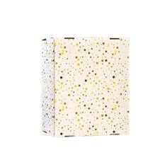Складная коробка "Белая со звездочками", 31,2 х 25,6 х 16,1 см No Brand