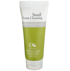 Очищающая пенка для лица 3W Clinic Snail Foam Cleansing, с улиточным муцином, 100 мл
