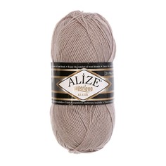 ALIZE Пряжа "Superlana Klasik" 25% шерсть, 75% акрил 280м/100гр (652 пепельный)