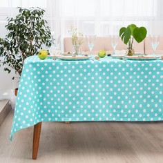 Скатерть Доляна «Мятная карамель» 150х180 см, 100% хлопок