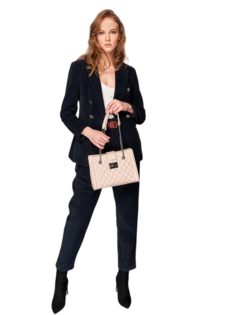 Сумка женская David Jones GN-21113 бежевый, 20х27х14 см