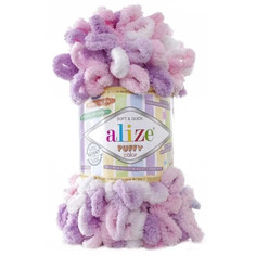 ALIZE Пряжа "Puffy color" 100 % микрополиэстер 9м/100г (6051)