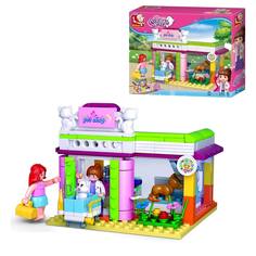 Конструктор Sluban Розовая мечта Зоомагазин 195 деталей Junfa Toys