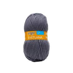 Семеновская пряжа Пряжа Svetlana (Светлана) 50% шерсть, 50% акрил 250м/100гр (56 стальн.)
