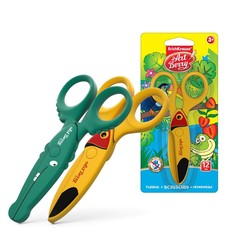 Ножницы детские ErichKrause Artberry Wild Friends, режут только бумагу и картон, пластиков