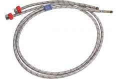 Подводка для смесителя ZEIN, гайка 1/2", штуцер М10, 150 см, ключ для монтажа, набор 2 шт