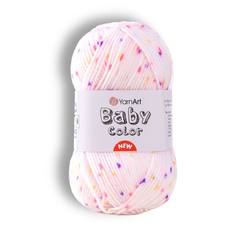YarnArt Пряжа "Baby color" 100% акрил 150м/50гр (213 фиол.роз.желт.)