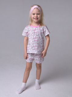 Пижама Котмаркот Футболка, шорты Котмаркот 2671237 Белый р.98