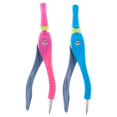 Циркуль пластиковый Maped Kidz Eazy 360*, с грифелем, в дисплее, микс