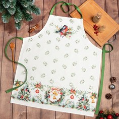 Этель Фартук "Этель" Сhristmas bells 60х70см, 100% хл, саржа 190 гр/м2