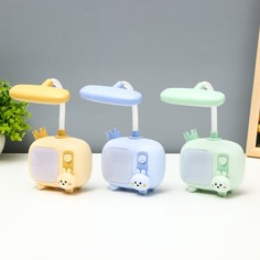 RISALUX Настольная лампа "Зайка" LED 3Вт USB АКБ МИКС 6х9,5х22,5 см