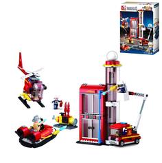 Конструктор Sluban Полиция Пожарная станция 425 деталей Junfa Toys