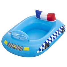 Лодочка надувная Funspeakers Police Car Baby Boat 97 x 74 см, со встроен. динамиком 34153 Bestway