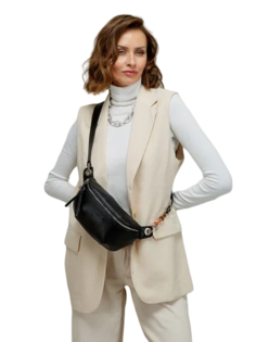 Сумка женская David Jones CM5823 черный, 12,5х24х9 см