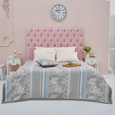 Этель Покрывало хлопковое Этель «Листья» 200х240 см, 100% хлопок, 300гр/м2