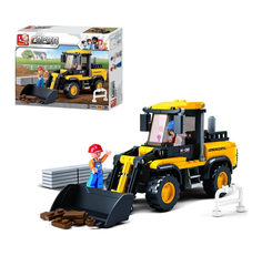 Конструктор Sluban Город Стройка Бульдозер 212 деталей Junfa Toys