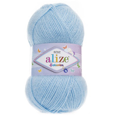 ALIZE Пряжа "Sekerim Bebe" 100% акрил 320м/100гр (40 голубой)