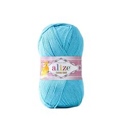 ALIZE Пряжа "Cotton Gold" 55% хлопок, 45% акрил, 330м/100гр (287 бирюзовый)