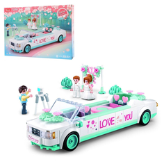 Конструктор Sluban Розовая мечта Свадебный лимузин 204 детали Junfa Toys