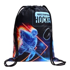 Оникс Мешок для обуви, 420 х 330 мм, "Оникс", МО-20, "Хоккей в окне" Onyx Boox