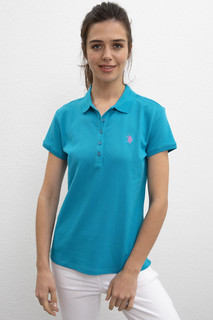 Футболка женская U.S. POLO Assn. G082GL0110GTP-IY09 бирюзовая M