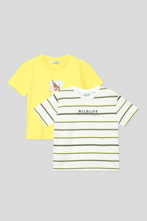Футболка детская 2 шт. Mayoral 3008 желтый, 104