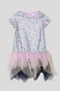 Платье детское Choupette 1314.1.43 сиреневый/розовый, 98