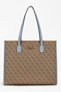 Сумка женская Guess HWSN86 65240, бежевый/голубой
