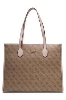Сумка женская Guess HWSN86 65240, бежевый/розовый