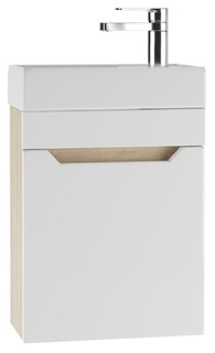 Тумба под умывальник АЙСБЕРГ "Енисей 40" Мечта без ящика подвесная Дуб сонома