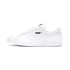 Кеды унисекс PUMA Smash v2 L Perf 365213 белые 37.5 EU