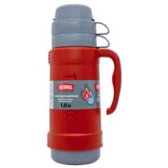 Термос со стеклянной колбой Thermos Picnic 40 Series, карминно-красный, 1 л