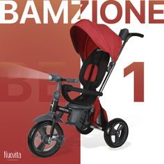 Трехколесный велосипед-коляска Nuovita Bamzione BE1Rosso красный