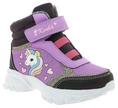 Ботинки Kenka для девочек, размер 29, KQJ_52061-2_violet