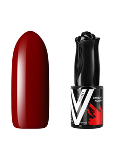 Гель-лак для ногтей Vogue Nails плотный самовыравнивающийся, темный, красный, 10 мл