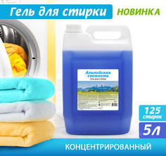 Гель для стирки Альпийская свежесть 5л Геникс