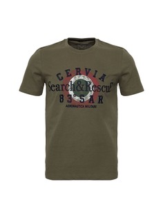 Футболка мужская Aeronautica Militare TS2085J597 зеленая 54 RU