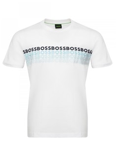 Футболка мужская BOSS 50488785 белая 52 RU
