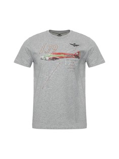 Футболка мужская Aeronautica Militare TS2125J607 серая 48 RU