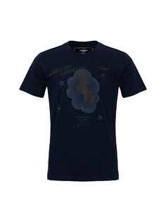 Футболка мужская Aeronautica Militare TS2123J607 синяя 54 RU