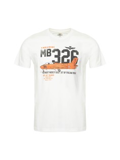 Футболка мужская Aeronautica Militare TS2124J607 белая 52 RU