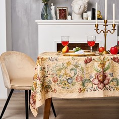 Набор столовый «Этель» Floral pattern, скатерть 147x184 +/-2 см с ГМВО, салфетки 40х40 см