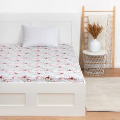 Простыня Этель Flowers 160х200х25, поплин, 125 г/м2