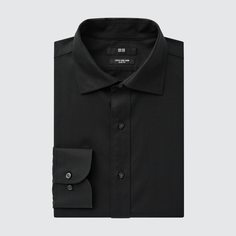 Рубашка мужская UNIQLO 448304COL09 черная M (доставка из-за рубежа)