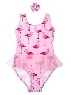 Купальник слитный детский PlayToday Kids 12322187, светло-сиреневый, 98