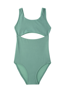 Купальник слитный детский OLDOS AOSS23SW2KC24, оливковый, 140