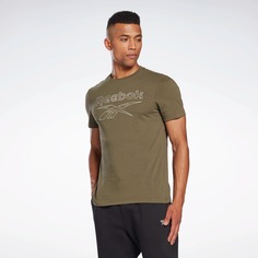 Футболка мужская Reebok Identity Big Logo T-Shirt зеленая XS