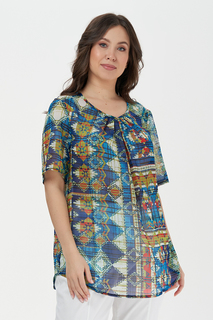 Туника женская OLSI 1810043 синяя 52 RU